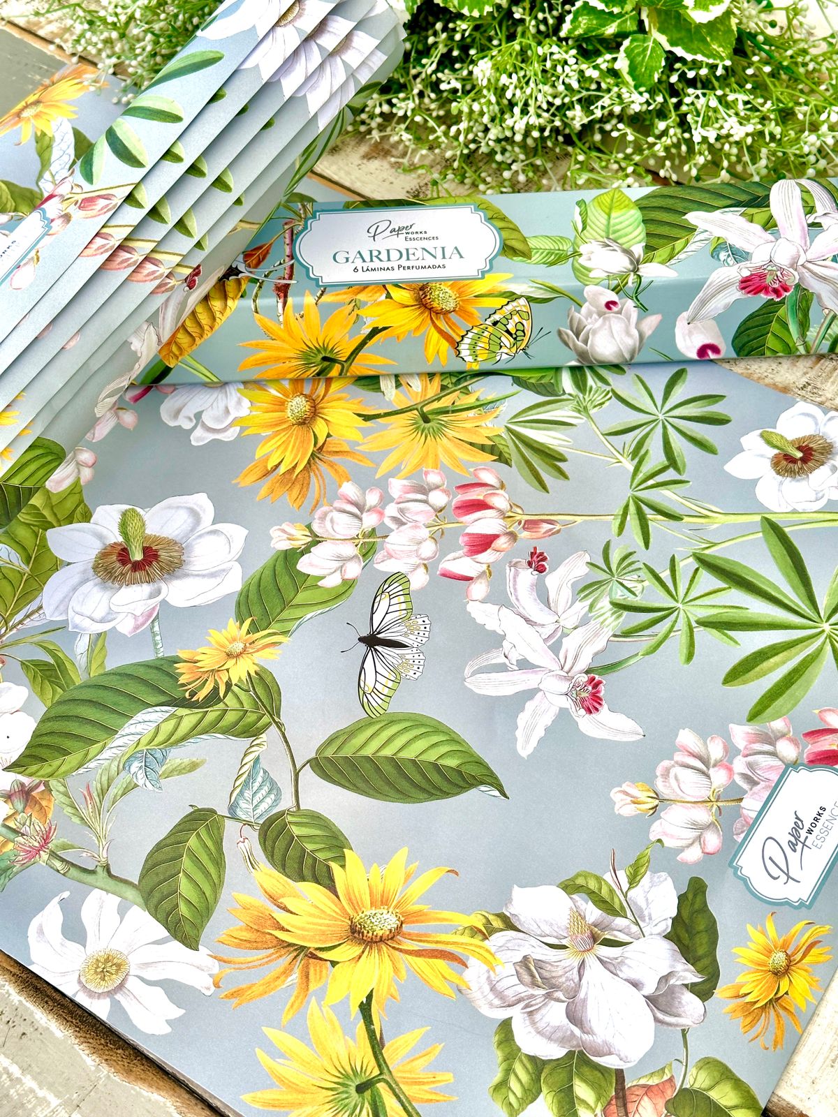 Papeles Aromatizados para Cajones Gardenia