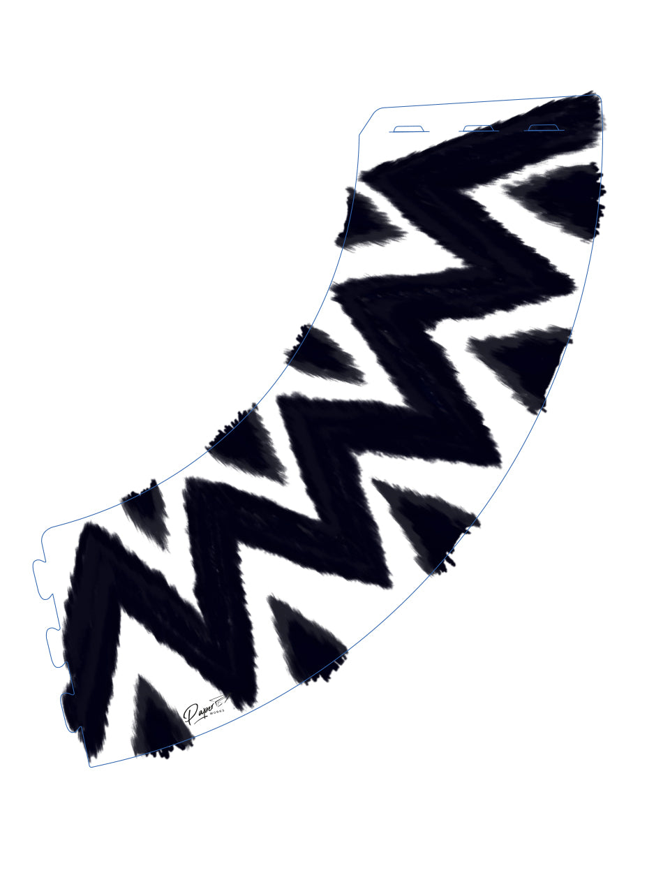 Pantalla para Lampara Paperworks Ikat Negra