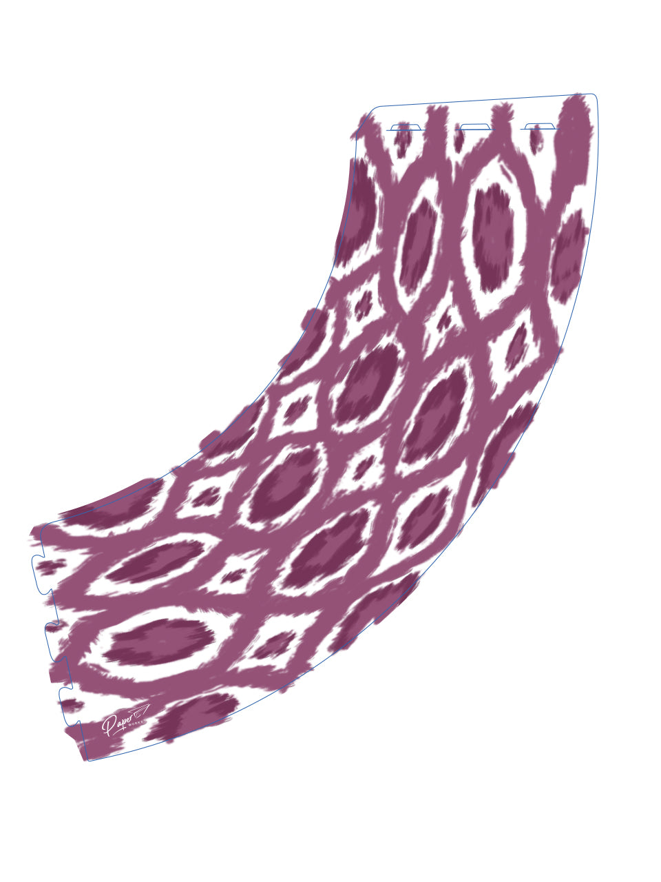 Pantalla para Lampara Paperworks Ikat Lila