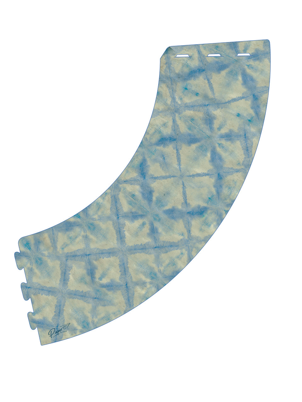 Pantalla para Lampara Paperworks Tie Dye Celeste