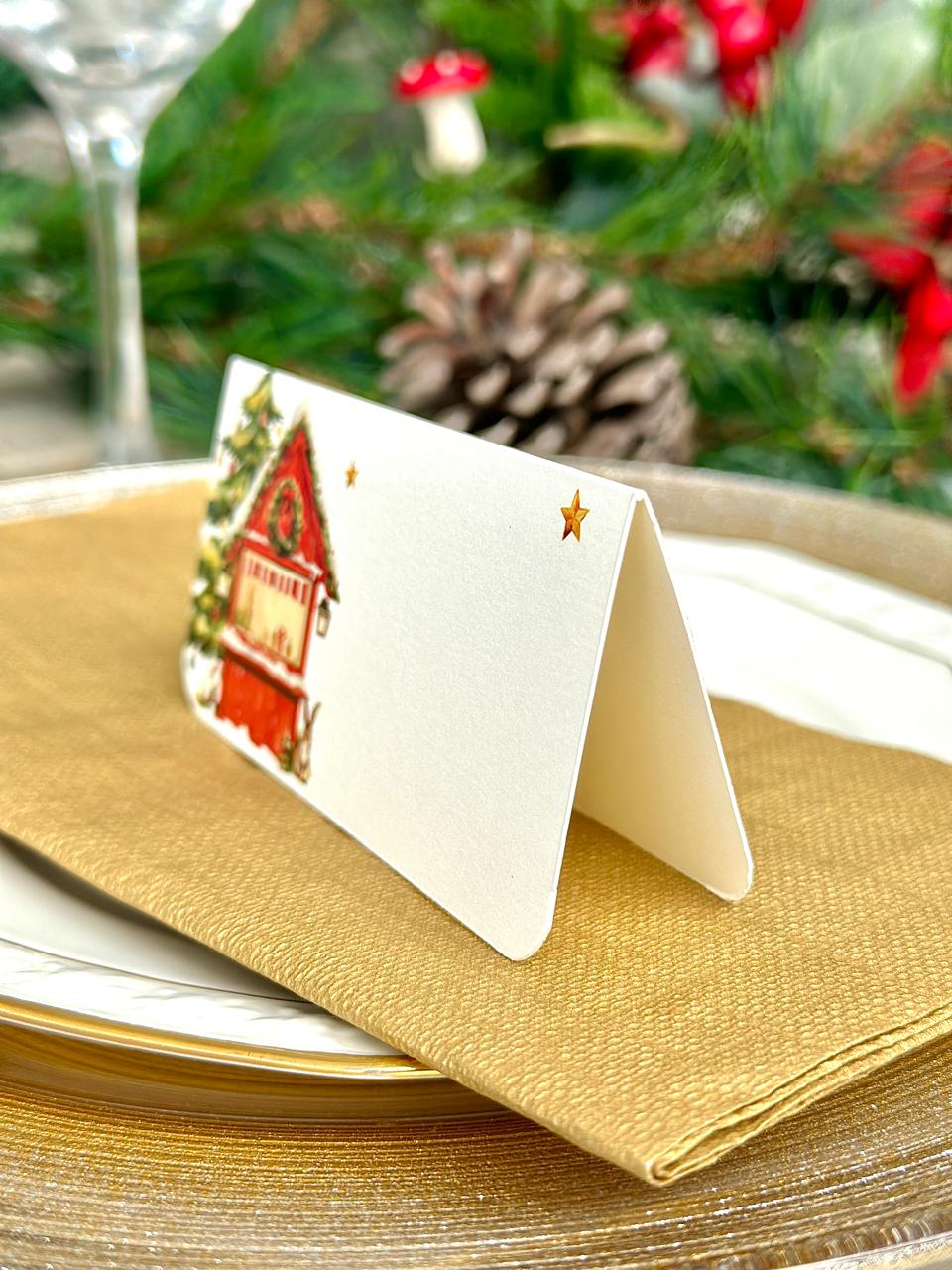 Place Card Feria Navideña