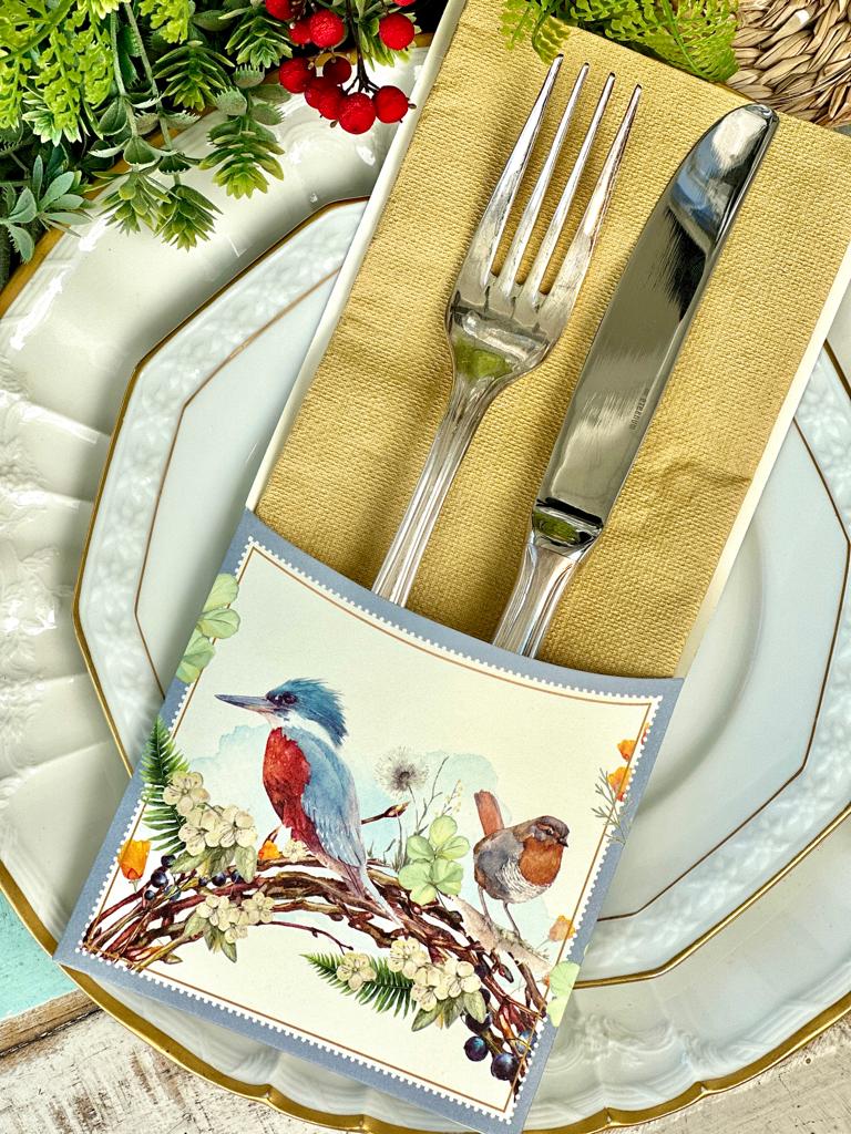 Porta Cubiertos Aves Chilenas