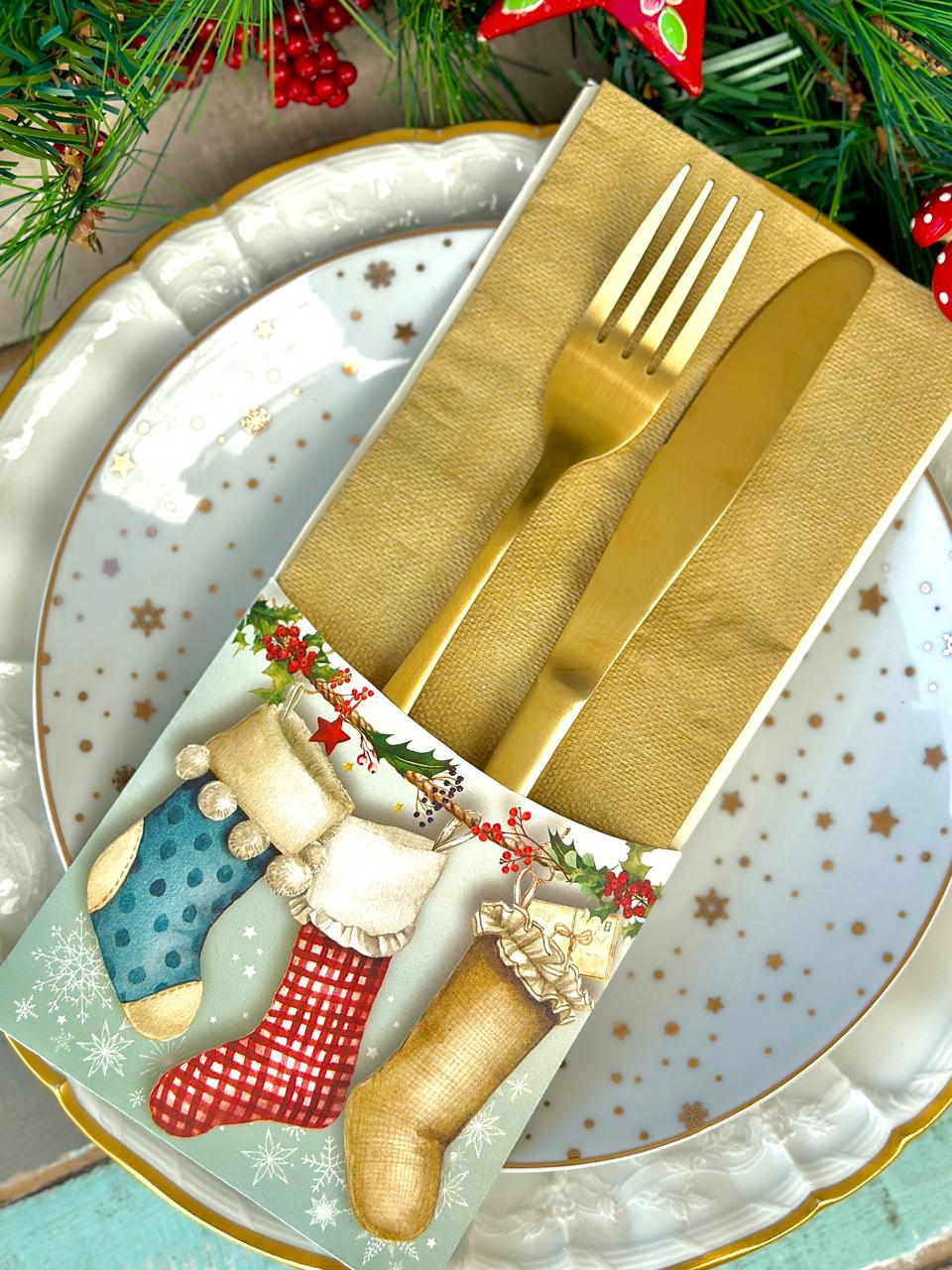 Porta Cubierto Botitas Santa