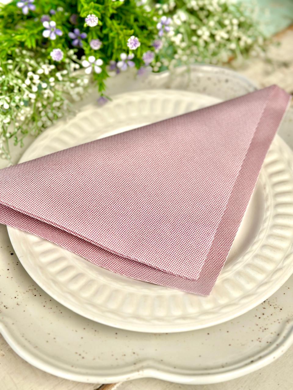 Servilleta Puntos Rosa