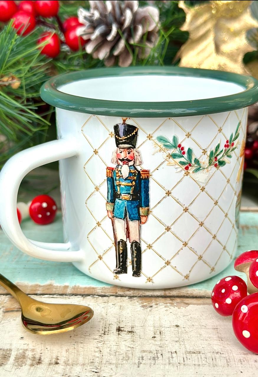 Tazón Enlozado Adornos