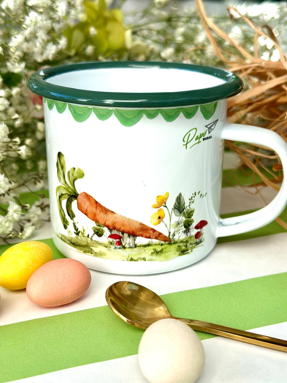 Tazón Enlozado Zanahoria