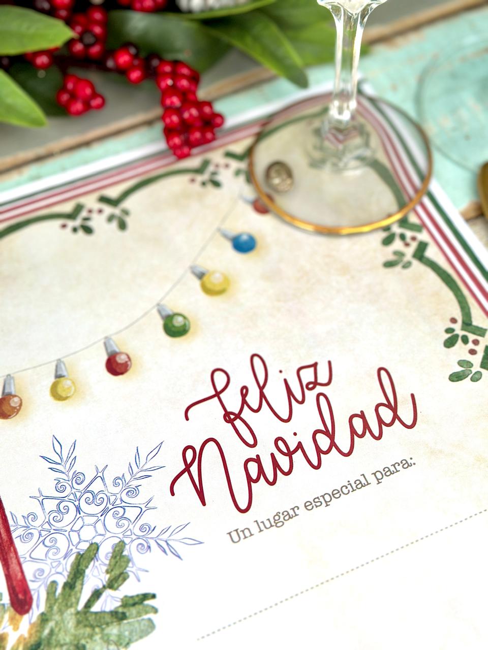 Individual Feliz navidad