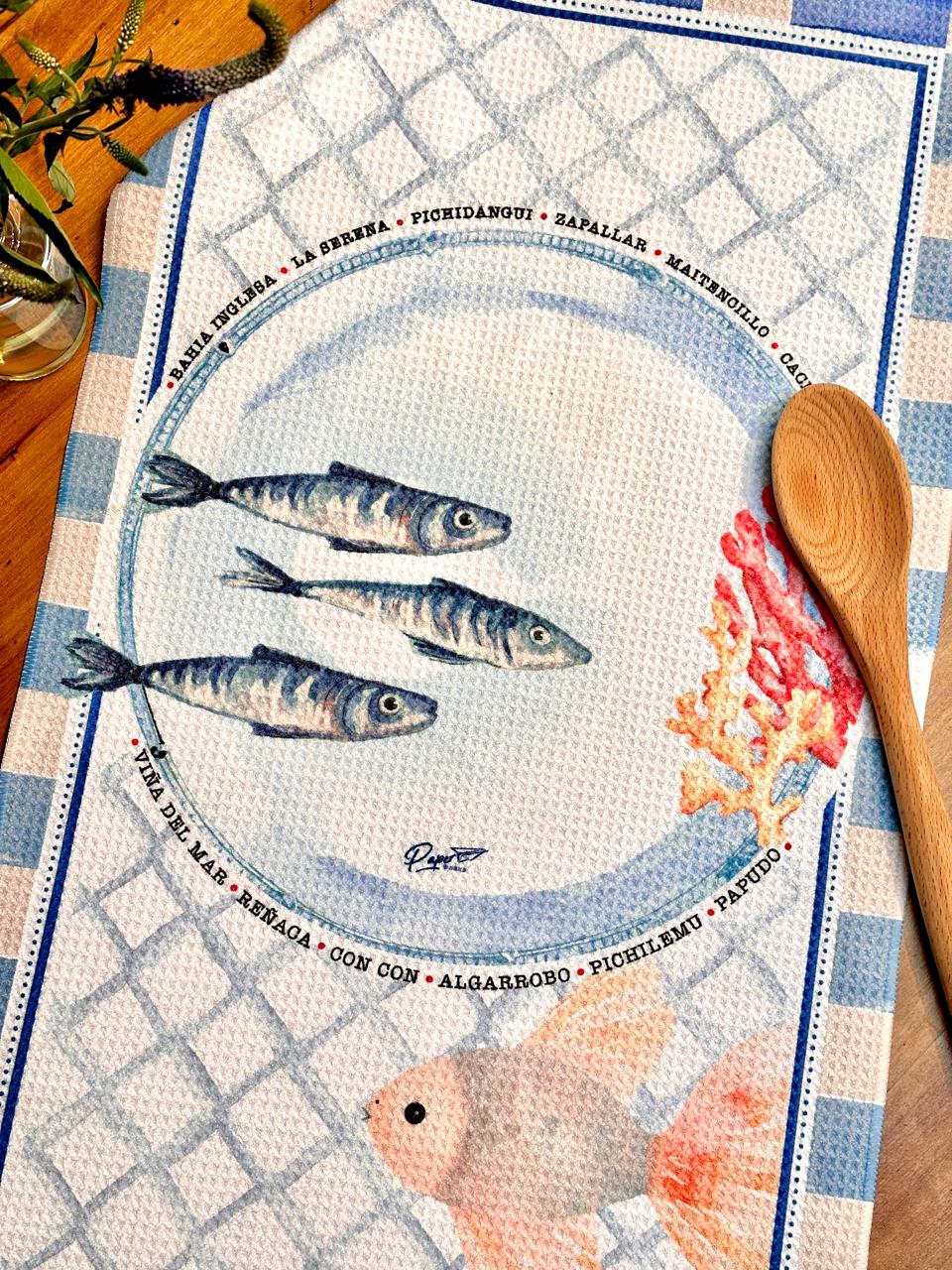 Paño de Cocina Peces