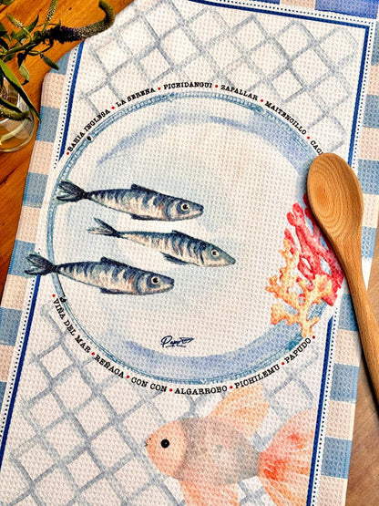 Paño de Cocina Peces