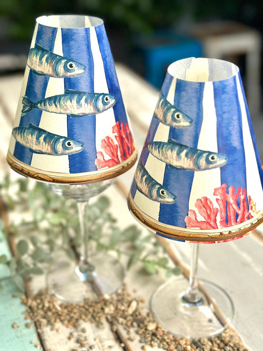 Pantalla para Copas Peces Azules