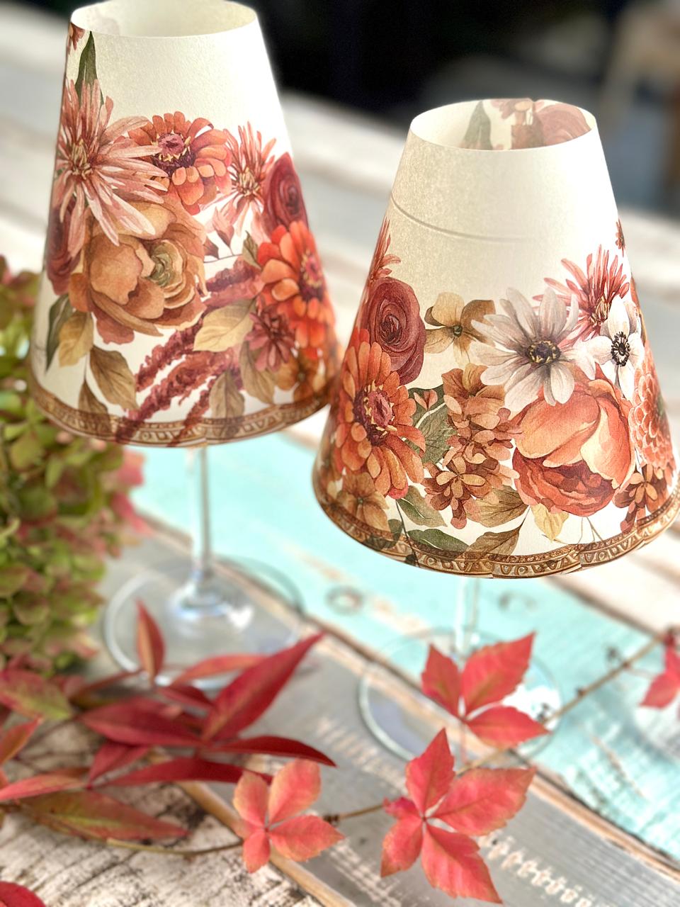 Pantalla para Copas Guirnalda de Otoño