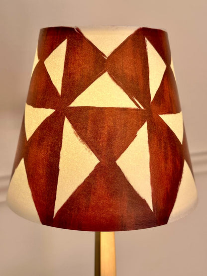 Pantalla para Lampara Paperworks Rombo Guinda