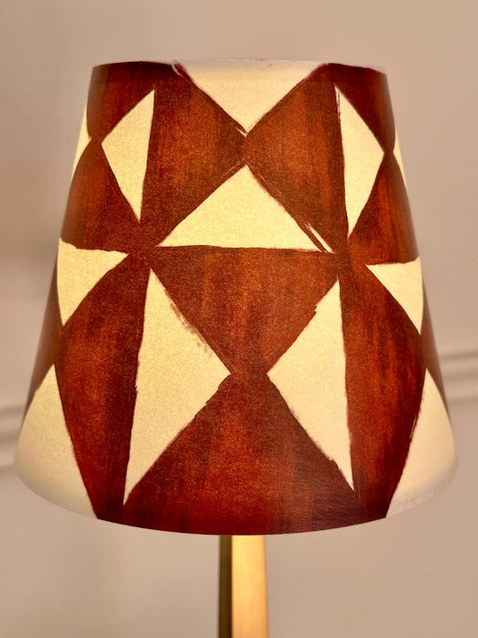 Pantalla para Lampara Paperworks Rombo Guinda