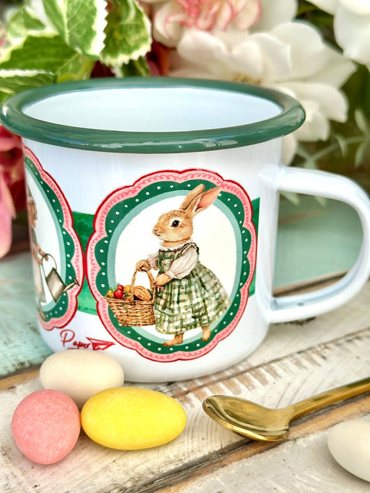 Tazón Enlozado Fiesta de Pascua