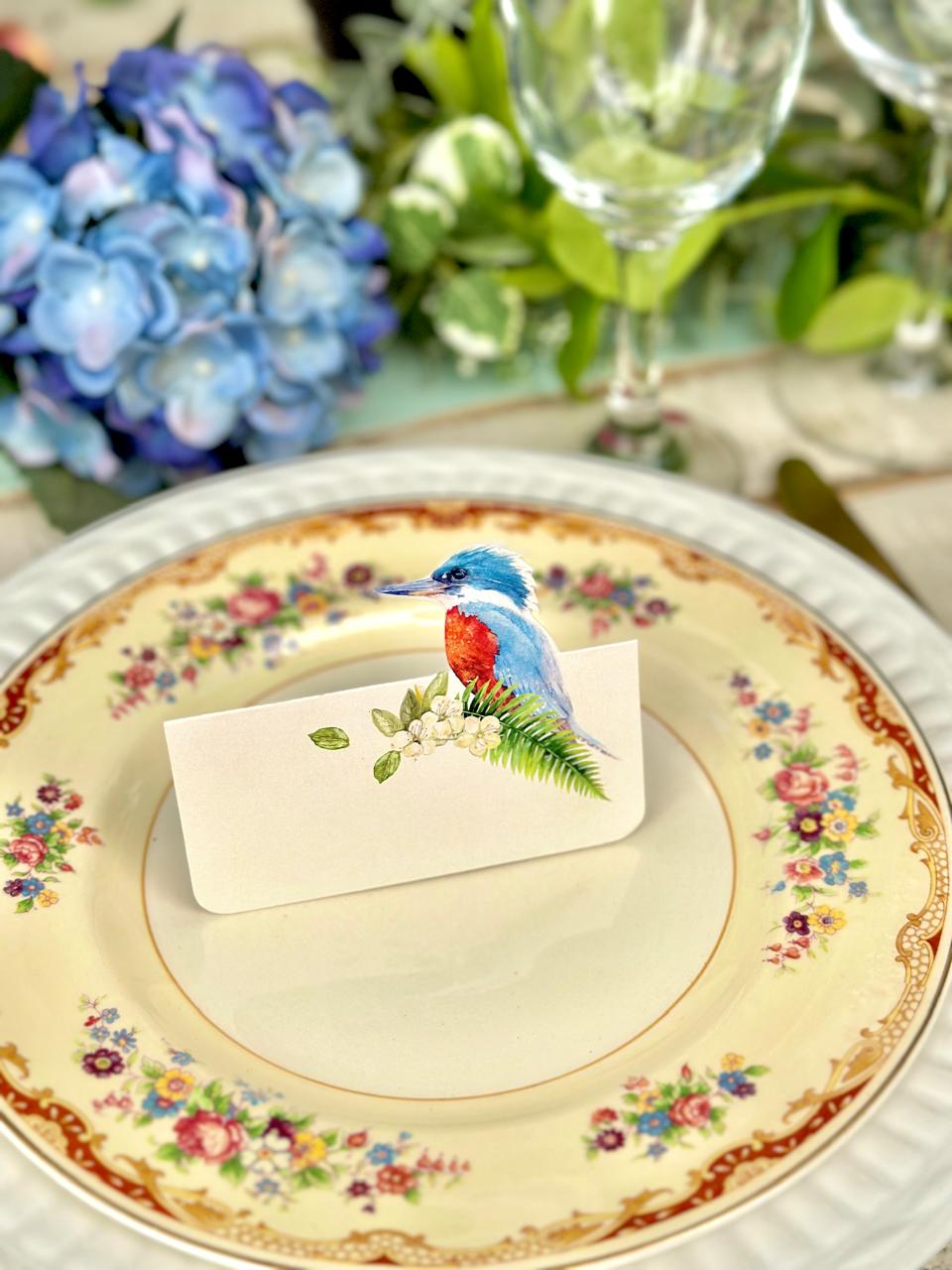 Place Card Aves Chilenas