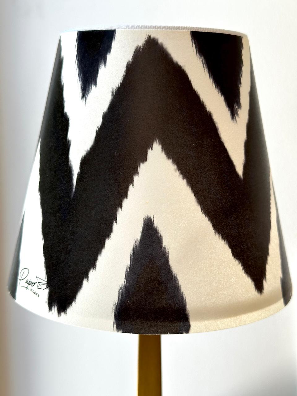 Pantalla para Lampara Paperworks Ikat Negra