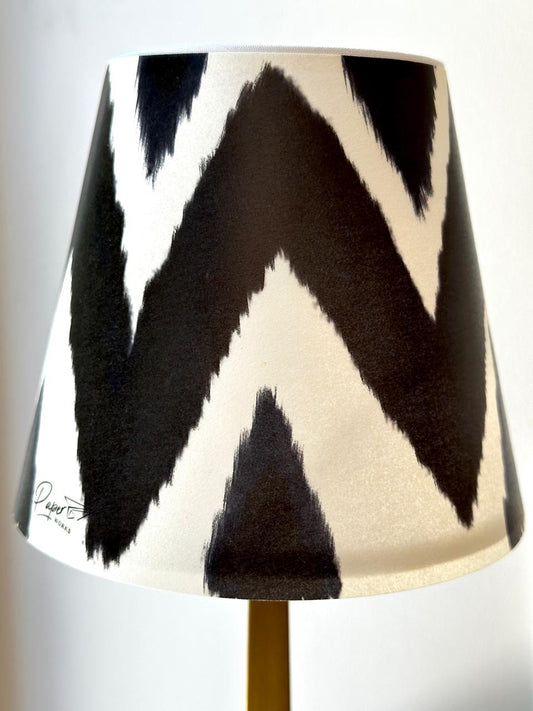 Pantalla para Lampara Paperworks Ikat Negra